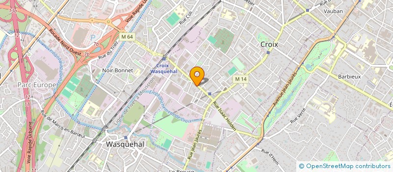 localisation de l'entreprise SOC EN PARTICIPATION ROUSSET DEFONTAINE à CROIX