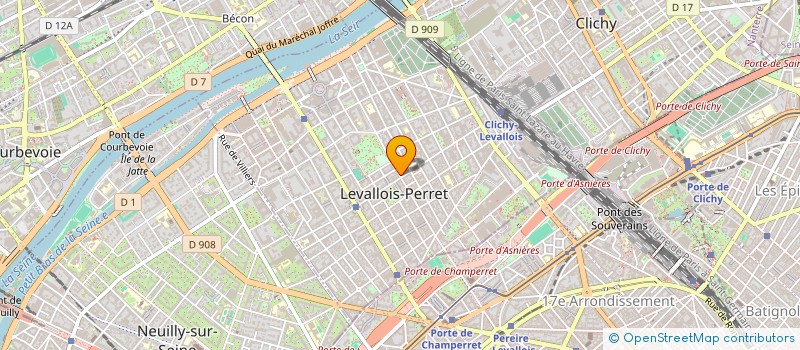 localisation de l'entreprise SOC ENERGE à LEVALLOIS PERRET