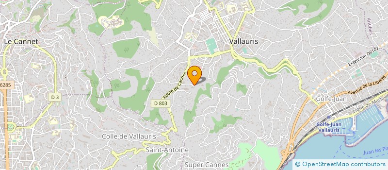 localisation de l'entreprise SOC ENGRAIS PASSERON à VALLAURIS