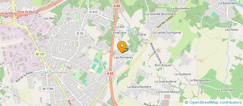 localisation de l'entreprise SOC ENTER à SORINIERES (LES)