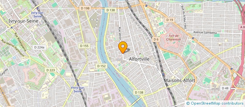 localisation de l'entreprise SOC ENTR CONSEIL EQUIPEM FINANCEM FRANCE à ALFORTVILLE