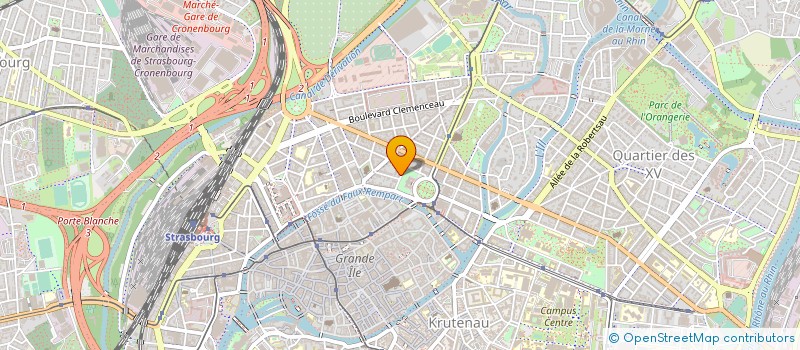 localisation de l'entreprise SOC ENTRAIDE PERSONNEL T P à STRASBOURG