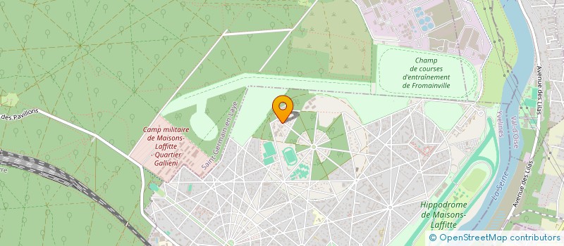 localisation de l'entreprise SOC ENTRAINEM CONSTANCE DE GRANVILLIERS à MAISONS-LAFFITTE