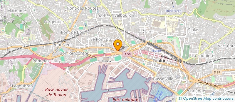 localisation de l'entreprise SOC ENTRE COMPTA ANALYSE FINANCIERE à TOULON