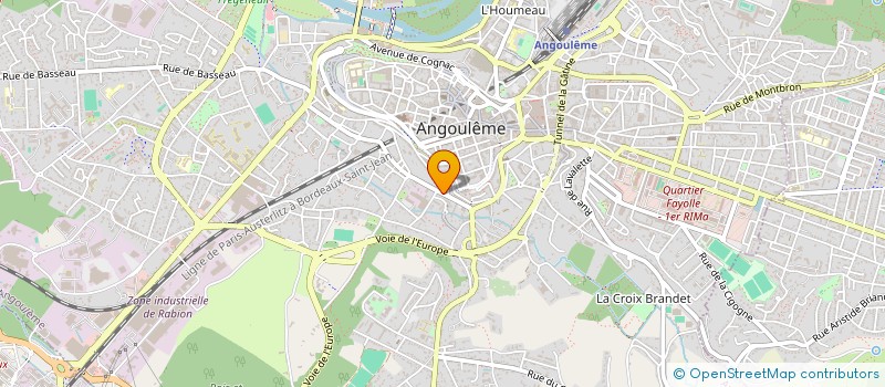 localisation de l'entreprise SOC ENTRE CONSTRUCTION TRAVAUX PUBLICS à ANGOULEME