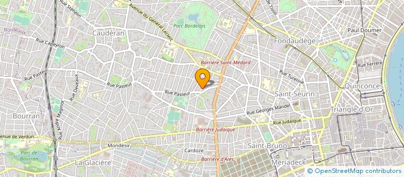 localisation de l'entreprise SOC ENTREP CONSTR INDUST TRAVAUX PUBLICS à BORDEAUX