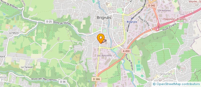 localisation de l'entreprise SOC ENTREP TRANSPORTS ROUTIERS IZERABLE  BRIGNAIS