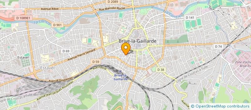 localisation de l'entreprise SOC ENTREP TRARIEUX-ROGARD LABODINIERE à BRIVE LA GAILLARDE