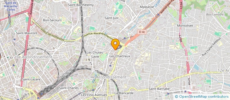 localisation de l'entreprise SOC ENTREPRISE BATIMENT ET RENOVATION à MARSEILLE