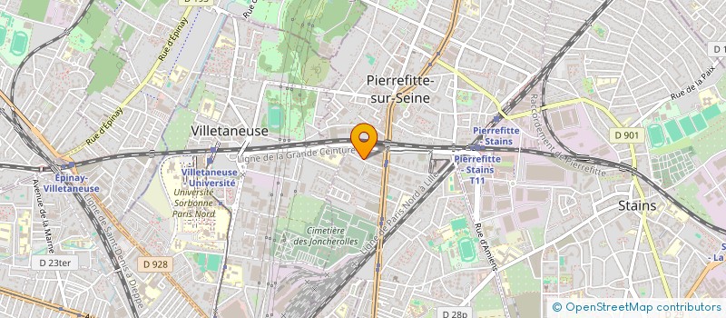 localisation de l'entreprise SOC ENTREPRISE RINGENBACH à PIERREFITTE-SUR-SEINE