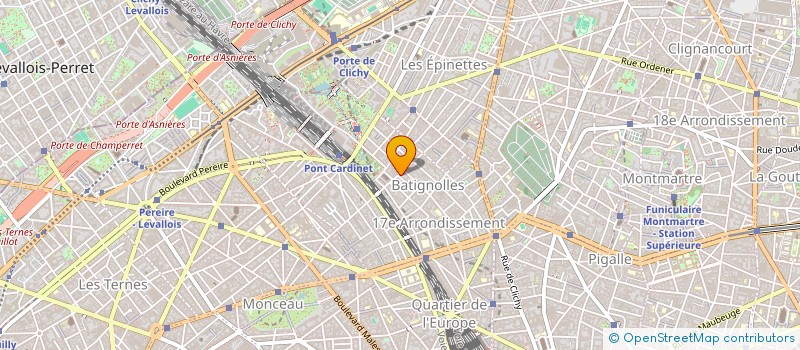 localisation de l'entreprise SOC ENTREPRISE TRAVAUX INDUSTRI BATIMENT à PARIS