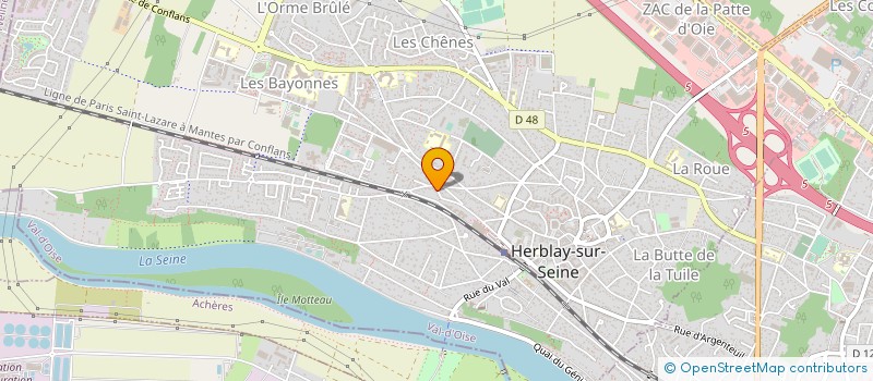 localisation de l'entreprise SOC ENTRET IMMEUB TRANSF REPA à HERBLAY-SUR-SEINE
