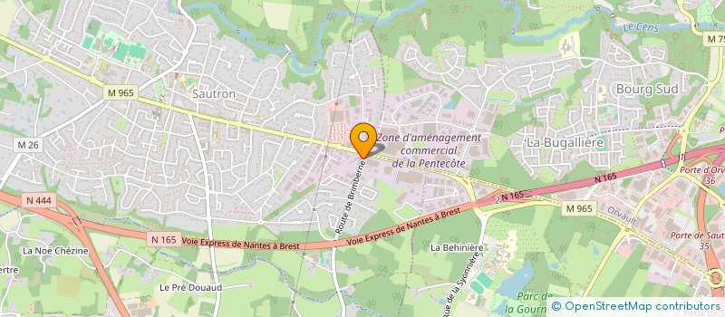 localisation de l'entreprise SOC ENTRETIEN ET MAINTENANCE INDUSTRIELL à SAUTRON