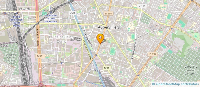 localisation de l'entreprise SOC EPIC REGION PARISIENNE à AUBERVILLIERS