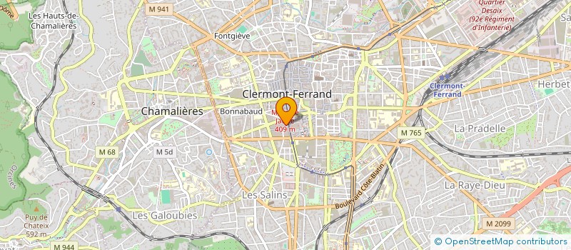 localisation de l'entreprise SOC EQUIP AUTO à CLERMONT-FERRAND