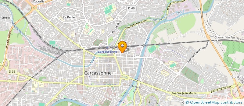 localisation de l'entreprise SOC EQUIP DEVELOPPEMENT REG LANG ROUSSIL à CARCASSONNE