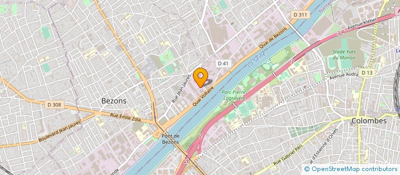 localisation de l'entreprise SOC EQUIP MAINTENANCE AUTO CARROS CITERN à BEZONS