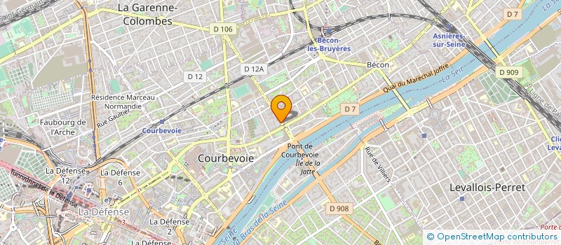 localisation de l'entreprise SOC EQUIP TECH MODERNE SETEM à COURBEVOIE