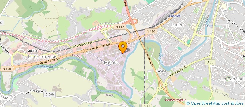 localisation de l'entreprise SOC EQUIPEM POUR COLLECTIVITES ET HOTELS à CASTRES