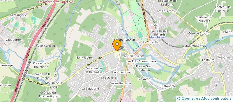 localisation de l'entreprise SOC EQUIPEMENT AUTO ET DE SERVICE à MONTBAZON