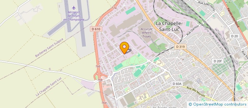 localisation de l'entreprise SOC EQUIPEMENT ET AMENAGEMENT à LA CHAPELLE-SAINT-LUC
