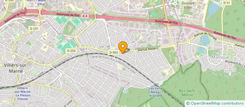 localisation de l'entreprise SOC EQUIPEMENT RESPIRATOIRE A DOMICILE  NOISY-LE-GRAND