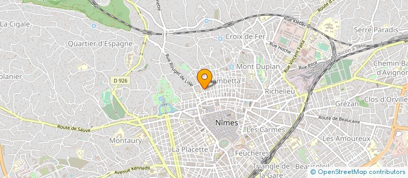 localisation de l'entreprise SOC ESCOJIDO à NIMES