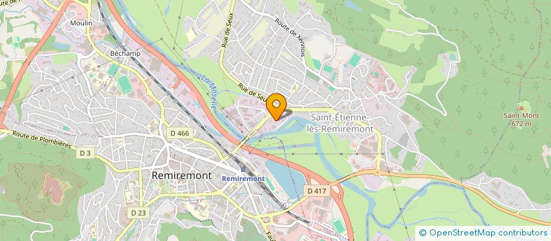 localisation de l'entreprise SOC ESPACE MODULABLE EN BOIS à SAINT-ETIENNE-LES-REMIREMONT