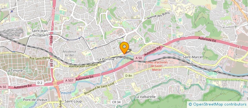 localisation de l'entreprise SOC ESPACES VERTS ET ENVIRONNEMENT à MARSEILLE