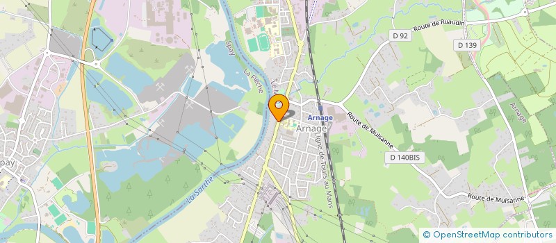 localisation de l'entreprise SOC ESPERANCE à ARNAGE