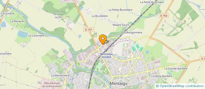 localisation de l'entreprise SOC ESPERANCE DES ETS FAUCHARD à MONTAIGU-VENDEE
