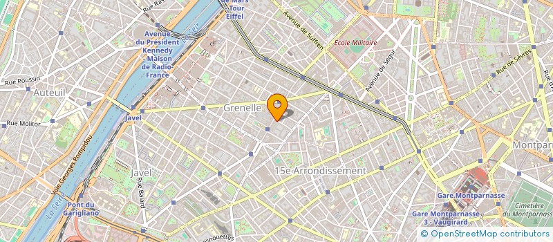 localisation de l'entreprise SOC ETABL FABRY MEUBLE      99  PARIS