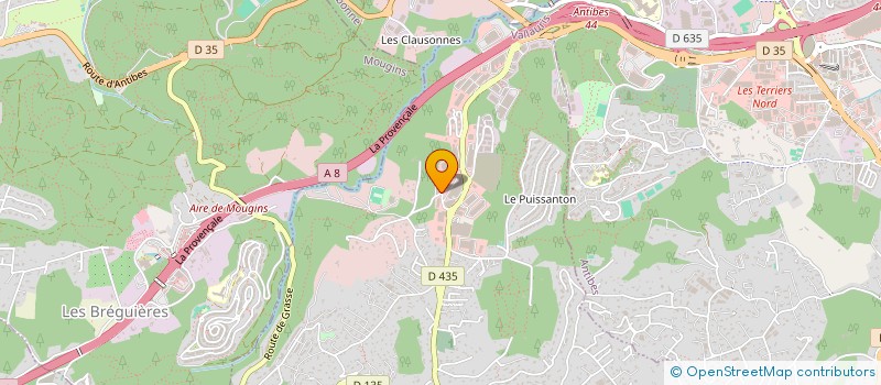 localisation de l'entreprise SOC ETABLISSEMENT L HOSPIED à VALLAURIS