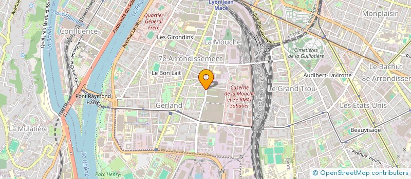 localisation de l'entreprise SOC ETABLISSEMENTS DUBUIT à LYON