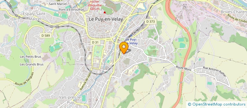 localisation de l'entreprise SOC ETABLISSEMENTS L. MOULEYRE ET FILS à LE PUY-EN-VELAY