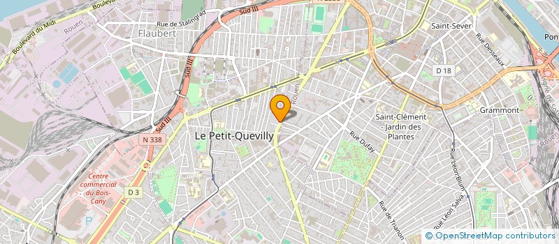 localisation de l'entreprise SOC ETABLISSEMENTS LECLERC-GERNELLE  LE PETIT-QUEVILLY