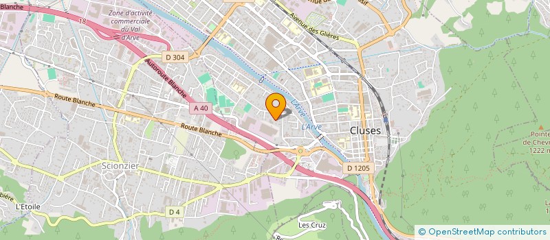 localisation de l'entreprise SOC ETABLISSEMENTS ROVAYAZ MICHEL à CLUSES