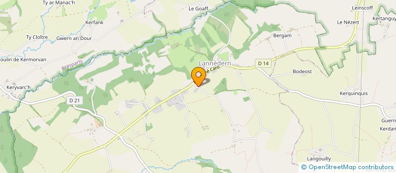 localisation de l'entreprise SOC ETHMOLOGIE BRETONNE à SAINT-RIVOAL