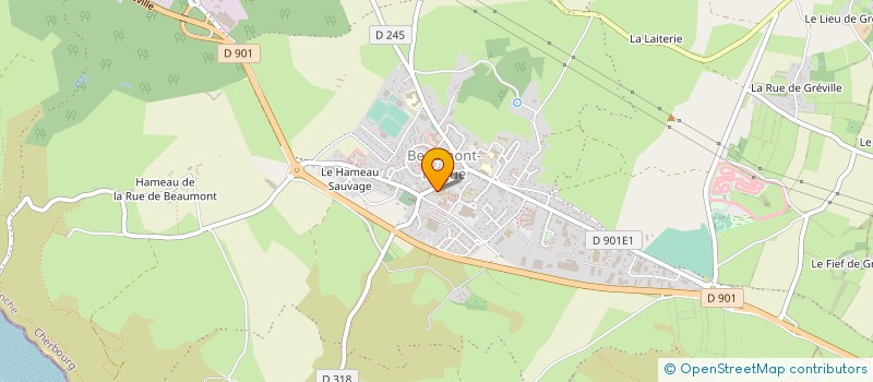localisation de l'entreprise SOC ETOILE SPORTIVE à LA HAGUE