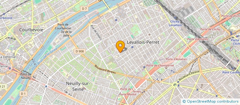 localisation de l'entreprise SOC ETON DIFFUSION à LEVALLOIS-PERRET