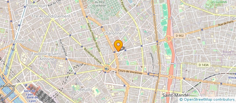 localisation de l'entreprise SOC ETS GEORGES CHABANCE à PARIS