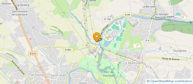 localisation de l'entreprise SOC ETUD PARTICIP MIDI PYRENEE à CASTRES