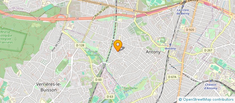 localisation de l'entreprise SOC ETUD SOIN ENFANT PARALYSE POLYMALFOR à ANTONY