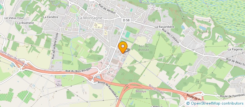 localisation de l'entreprise SOC ETUDE CONCEPT D OUTILLAGE ET MOULES  LA MONTAGNE