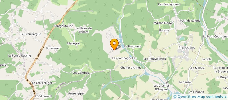 localisation de l'entreprise SOC ETUDE DEVELOPPEMENT TOURISME RURAL à PROISSANS