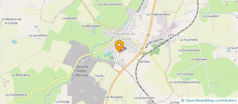 localisation de l'entreprise SOC ETUDE DIFFUSION MATERIEL ELEVA OUEST à MAZIERES-EN-GATINE