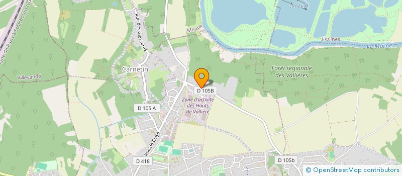 localisation de l'entreprise SOC ETUDE DISTR APPLI PRODUITS HALLIDAY à THORIGNY-SUR-MARNE