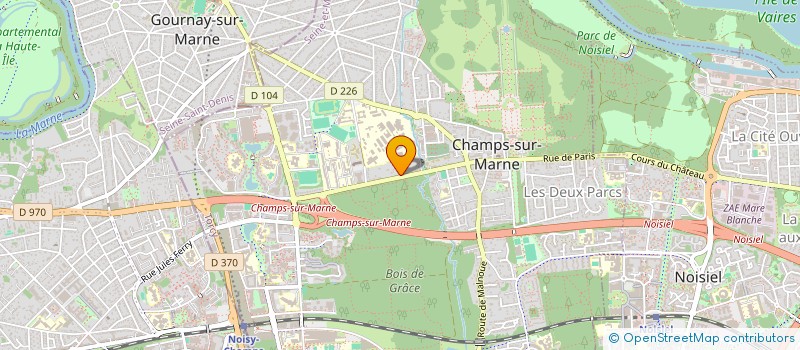 localisation de l'entreprise SOC ETUDE DISTRIB MAT ELECTRIQUE à CHAMPS-SUR-MARNE