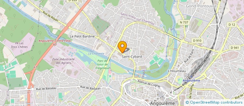 localisation de l'entreprise SOC ETUDE ET DE CONTENTIEUX à ANGOULEME