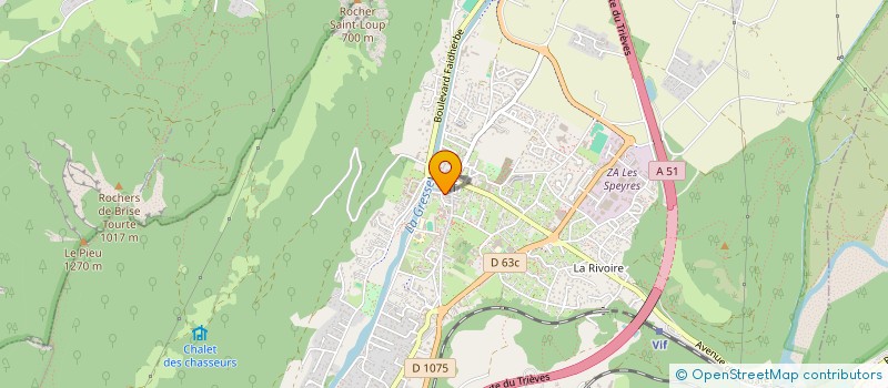 localisation de l'entreprise SOC ETUDE ET DEVELO ECHA ECONO ET CULTUR  VIF